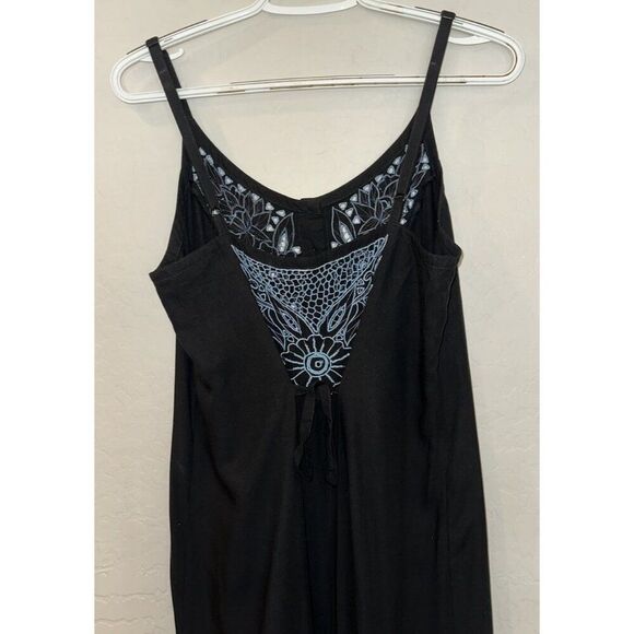 Y2K Button Down Embroidered Lace Bohemian Dress 90’s Western - Picture 9 of 15